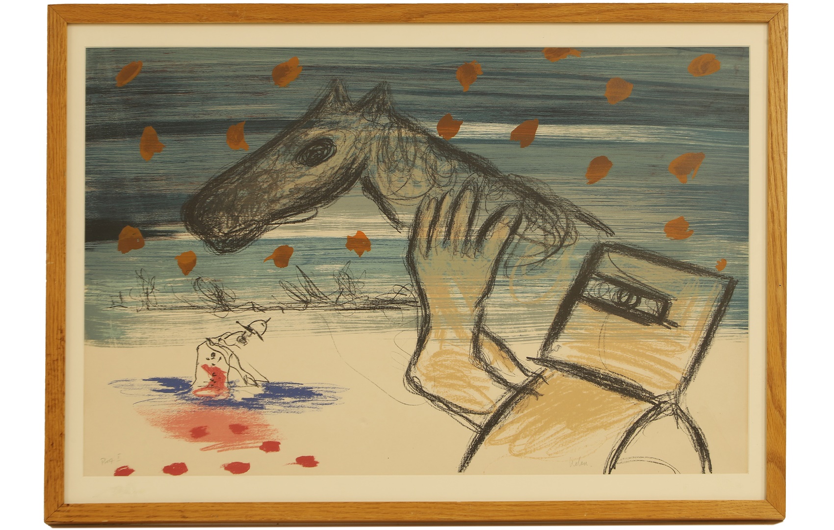 ▲ Sidney Nolan (Australian, 1917-1992), 'By the River', 1966-67 (£500-800)